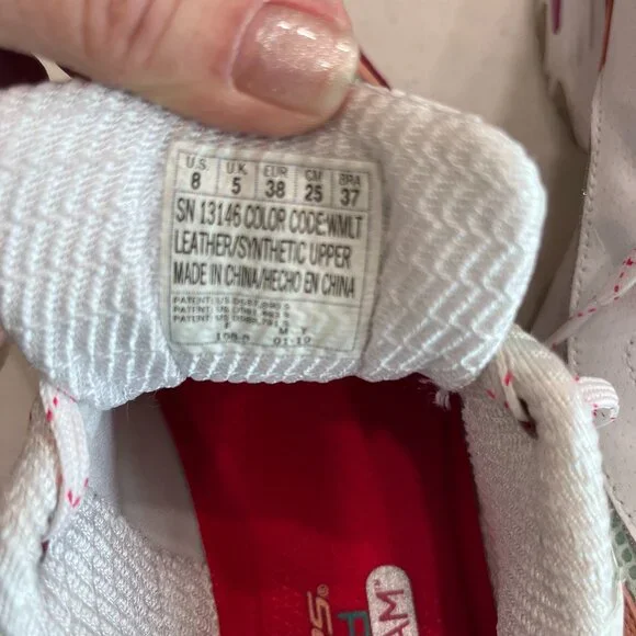 SKECHERS D'LITES WOMENS SNEAKERS MULTI ROSE, GREEN, RHINESTONE, GLITTERY-SN13146 - Picture 5 of 10